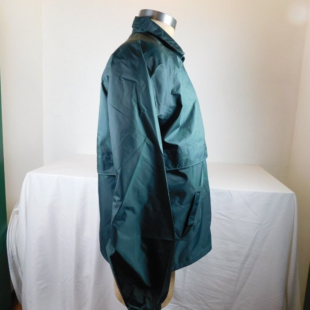 Sport-Tek By Port Authority Men Green Windbreaker Jacket WSDA Logo Size M Zipper - Picture 5 of 9
